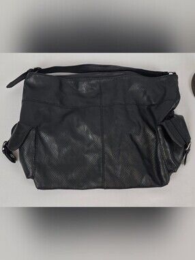 Women's mark. Black Faux Leather Tote